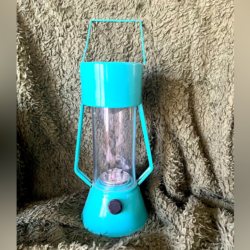 Aqua Lantern Home Accent
